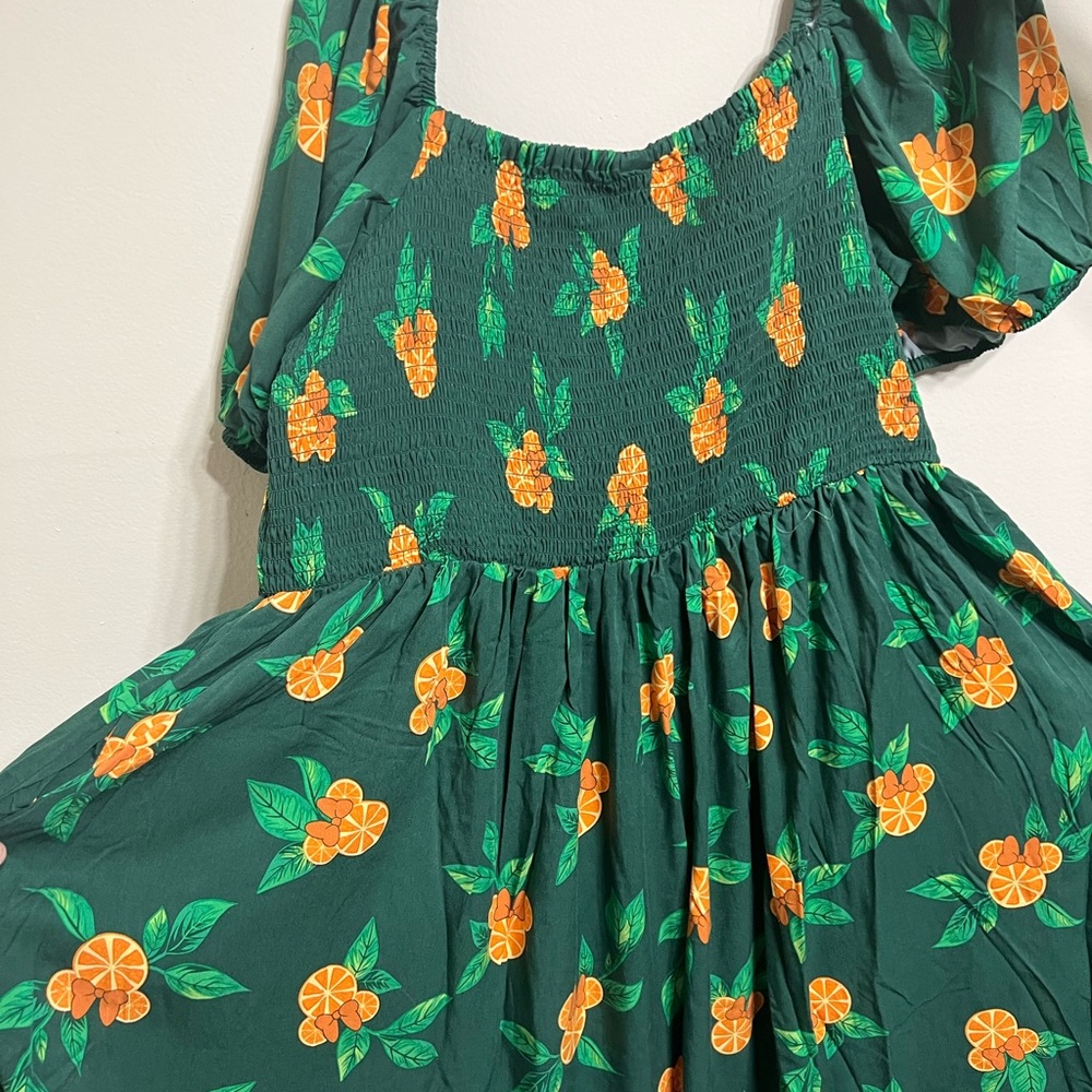Hers Universe Green Minnie Orange Dress in 4XL